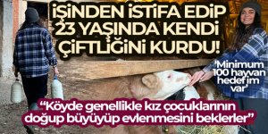 İşinden istifa edip 23 yaşında kendi çiftliğini kurdu