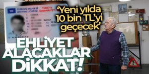 'Sürücü kursu fiyatları yeni yılda 10 bin TL'yi geçecek'