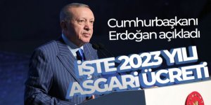 Cumhurbaşkanı Erdoğan açıkladı! İşte 2023 yılı asgari ücreti: İşte o rakam