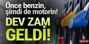 Önce benzine şimdi de motorine dev zam!