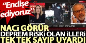 Prof. Dr. Naci Görür bu kez de deprem riski olan illeri tek tek saydı ve ekledi