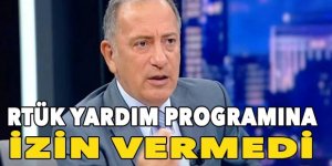 Fatih Altaylı: Yardım yayını yapmamıza izin verilmedi