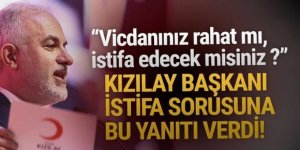 Kızılay Başkanı Kerem Kınık ''istifa'' sorusuna yanıt verdi