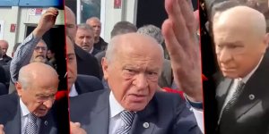 Elbistan ziyaretinde Bahçeli sessizlik isteyip tepki gösterdi: "Dağılın gitsin! İndirin şunları"