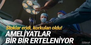 Kan stokları eridi, ameliyatlar bir bir erteleniyor