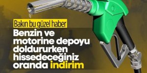 Akaryakıtta çifte indirim geliyor