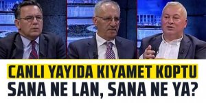 Canlı yayında kıyamet koptu: ''Sana ne lan, sana ne ya?''