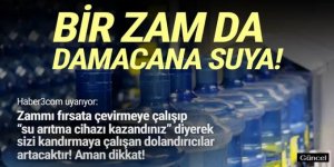 Damacana suya bir zam daha