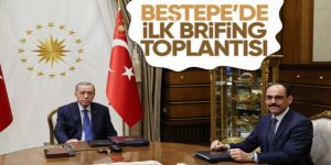 Erdoğan MİT Başkanı İbrahim Kalın ile görüştü