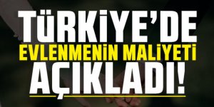 Türkiye'de evlenmenin maliyeti açıklandı