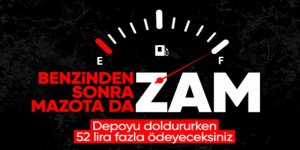 Motorinin litre fiyatına 87 kuruşluk zam geliyor