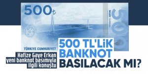 Gaye Erkan, yeni banknot basımıyla ilgili konuştu