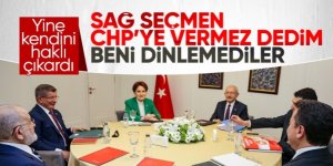 Davuoğlu: En son tercihim seçime CHP listelerinden girmekti