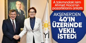 Davutoğlu'nun Meral Akşener'den isteği ortaya çıktı