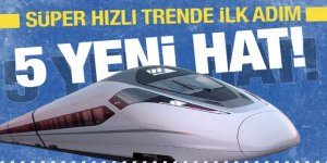 5 yeni tren hattı geliyor! Erzurum yine projede yok