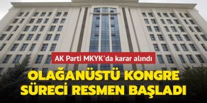 AK Parti büyük kongresini 7 Ekim'de yapacak