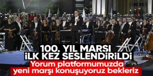 Cumhuriyet'in 100. yılına özel hazırlanan marş seslendirildi