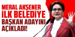 Akşener ilk belediye başkan adayını açıkladı!