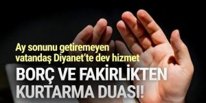 Diyanet takvimindeki ''borç'' duası tepki çekti!