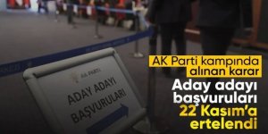 AK Parti'de yerel seçim takviminde değişiklik