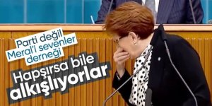 İyi Parti grubunda ilginç anlar! Meral Akşener hapşırdı, destekçileri alkışladı