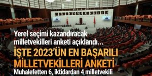 2023 yılının en başarılı milletvekilleri belli oldu: İşte o isimler