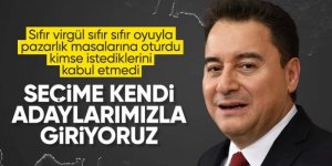 Ali Babacan'dan ittifak kararı: 'Kendi adaylarımızla giriyoruz'