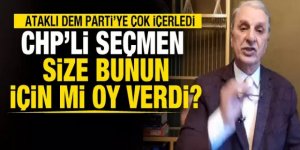 Can Ataklı İBB için aday çıkaran DEM'e çok içerledi: CHP'li seçmen size bunun için mi oy verdi?