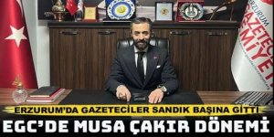 Erzurum Gazeteciler Cemiyetin'de Çakır dönemi