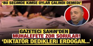 Zafer Şahin: Bu seçimde kimse oylar çalındı demedi