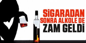 Sigaradan sonra alkole de zam geldi