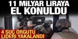 İçişleri Bakanı açıkladı: 4 suç örgütü lideri yakalandı