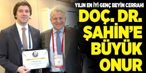 DOÇ. DR. ŞAHİN’E YILIN EN İYİ GENÇ BEYİN CERRAHI ÖDÜLÜ…