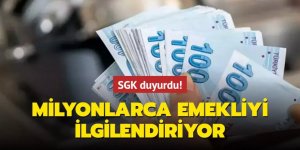 SGK duyurdu! Emeklilerin bayram ikramiye ödemeleri bugün başlıyor