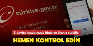 E-devlet hesabınızda bilmediğiniz binlerce liranız olabilir!