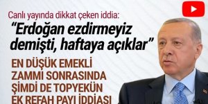 Canlı yayında açıkladı: ''Tüm çalışan ve emeklilere refah payı geliyor''