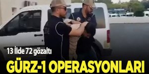 13 ilde terör örgütü DEAŞ'a operasyon: 72 gözaltı