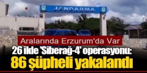 Erzurum ve 25 ilde Siberağ operasyonu: Çok sayıda kişi yakalandı