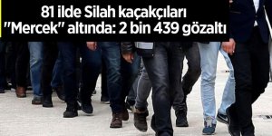 Silah kaçakçıları "Mercek" altında: 2 bin 439 gözaltı