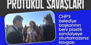 'Afyonkarahisar Belediye Başkanı'na bu mu?' Protokolde plastik sandalye krizi!