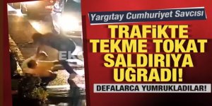 Yargıtay Cumhuriyet Savcısı Necip Cem İşçimen'e trafikte saldırı! Tekme tokat dövüldü