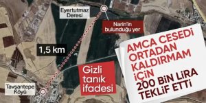 Narin Güran cinayetinde korkunç itiraf: Amca 200 bin TL teklif etti