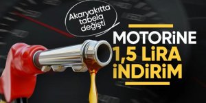 Motorin fiyatlarında indirime gidildi