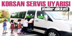 Erzurum'da korsan servis uyarısı