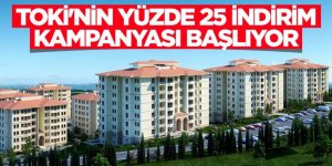 TOKİ'nin yüzde 25 indirim kampanyası başlıyor