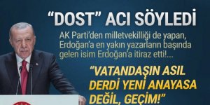 AK Partili isimden rest: ''Vatandaşın derdi anayasa değil geçim''