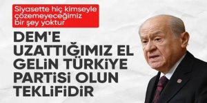 Devlet Bahçeli: Uzattığım el milli birlik ve kardeşliğin mesajıdır