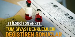 81 ildeki bu pazar seçim olsa anketinin sonuçları açıklandı