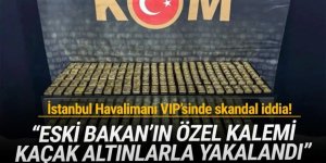 ''Bakan yardımcısının özel kalemi kaçak altınla yakalandı''