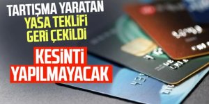 AK Parti kredi kartlarından savunmaya fon kesintisini teklifini Meclis'e getirmeme kararı aldı!